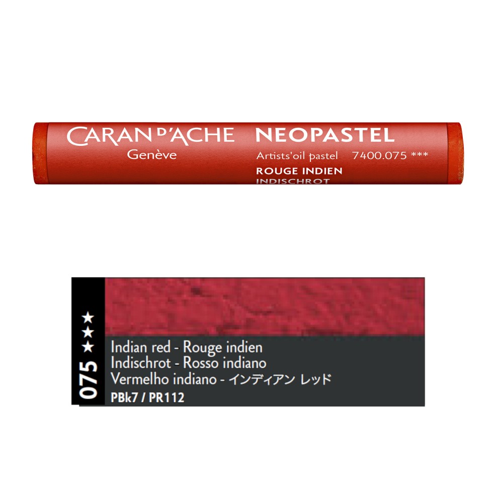 Pastel olejna Neopastel - Caran d'Ache - 075, Indian Red
