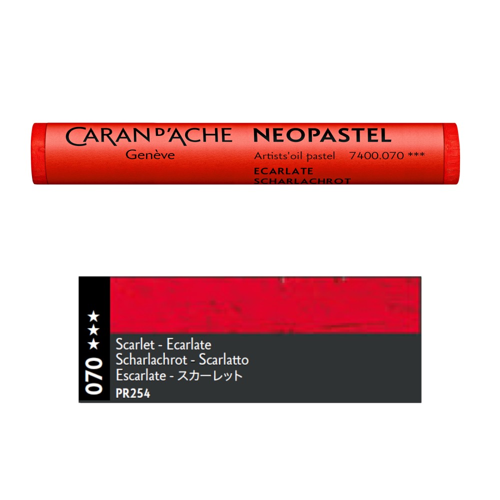 Pastel olejna Neopastel - Caran d'Ache - 070, Scarlet