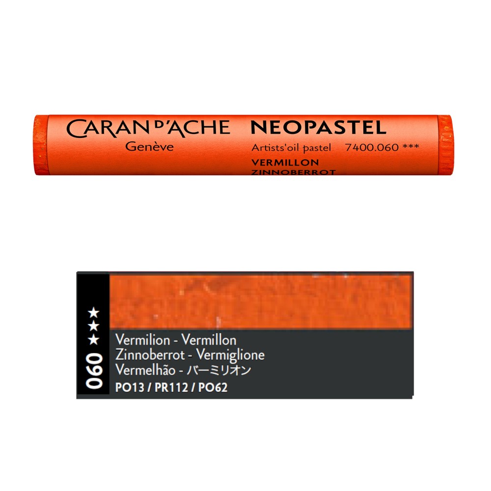Pastel olejna Neopastel - Caran d'Ache - 060, Vermilion