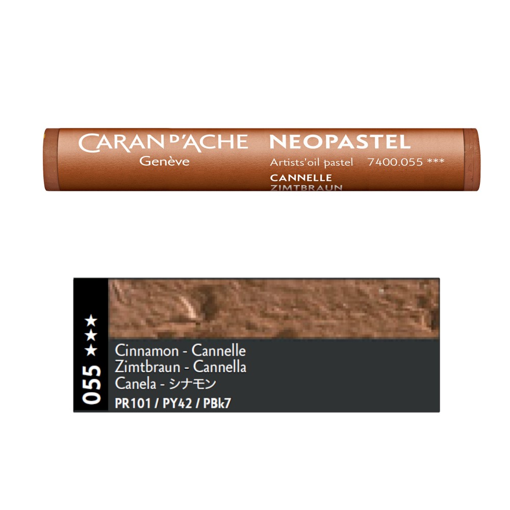 Neopastel Artists' oil pastel - Caran d'Ache - 055, Cinnamon