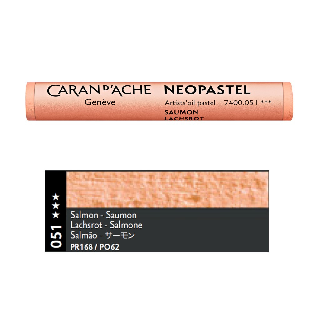 Neopastel Artists' oil pastel - Caran d'Ache - 051, Salmon