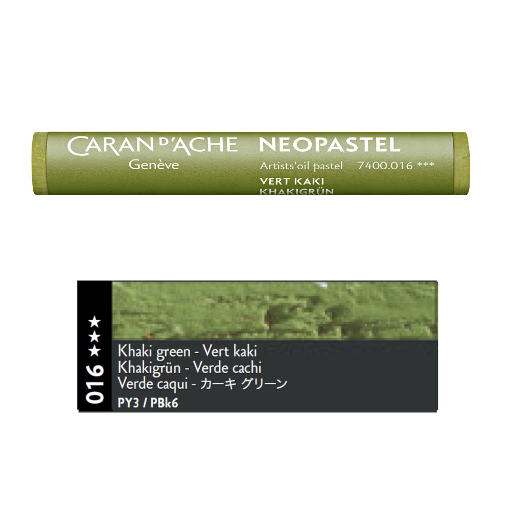 Pastel olejna Neopastel - Caran d'Ache - 016, Khaki Green