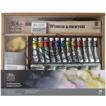 Zestaw farb akwarelowych Professional, Tube Studio - Winsor & Newton - 20 szt.