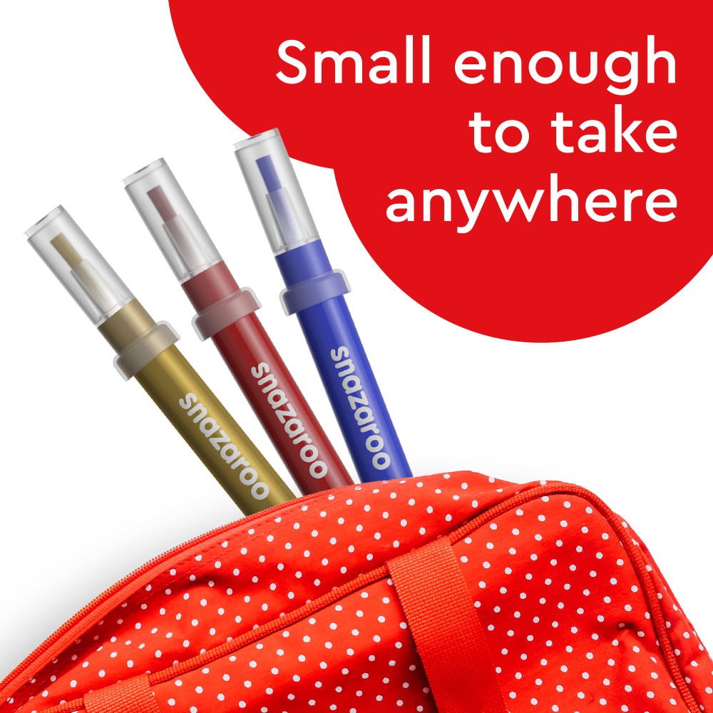 Face and body make-up brush paint, Adventure - Snazaroo - 3 pcs.