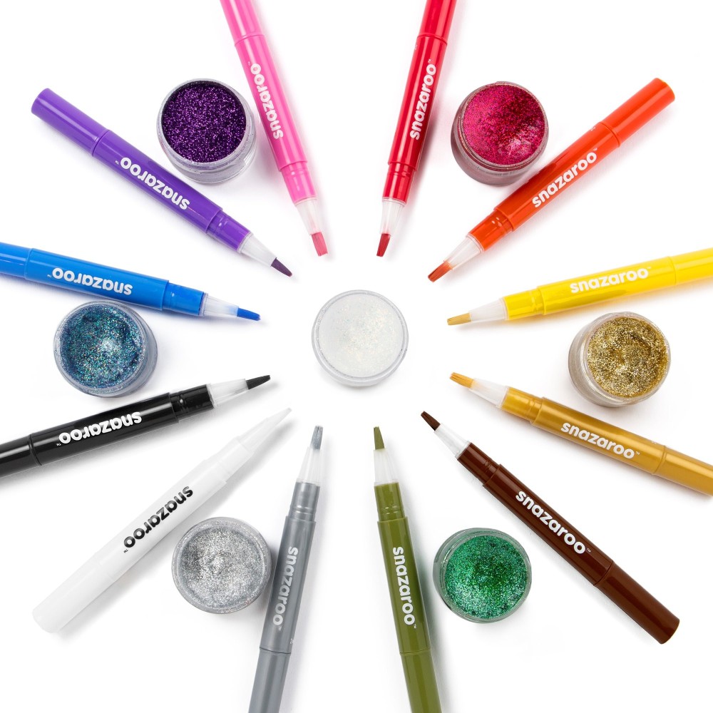Face and body make-up brush paint, Fantasy - Snazaroo - 3 pcs.