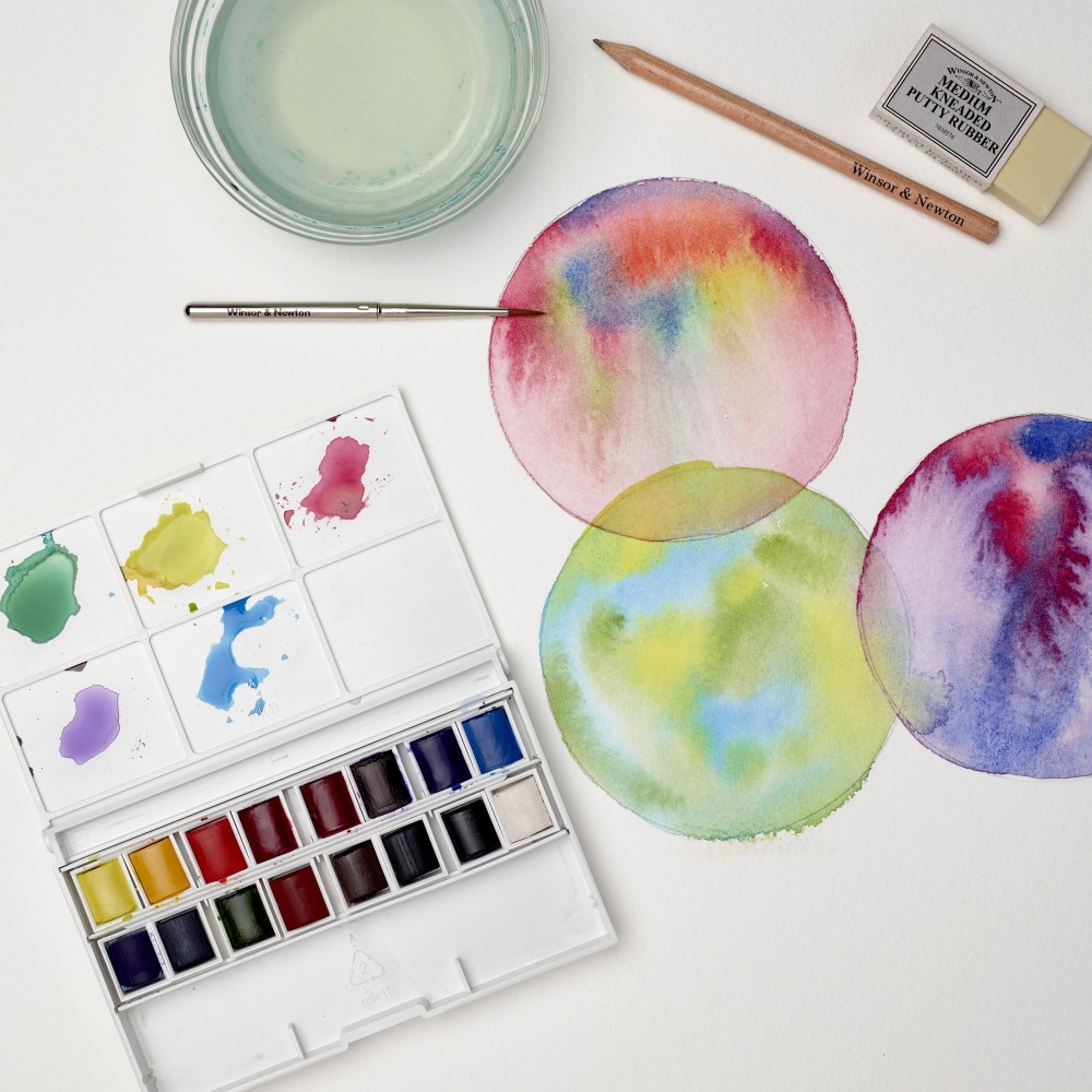 Zestaw farb akwarelowych Cotman Deluxe - Winsor & Newton - 16 kolorów