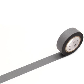 Taśma papierowa washi - MT Masking Tape - Matte Gray, 7 m