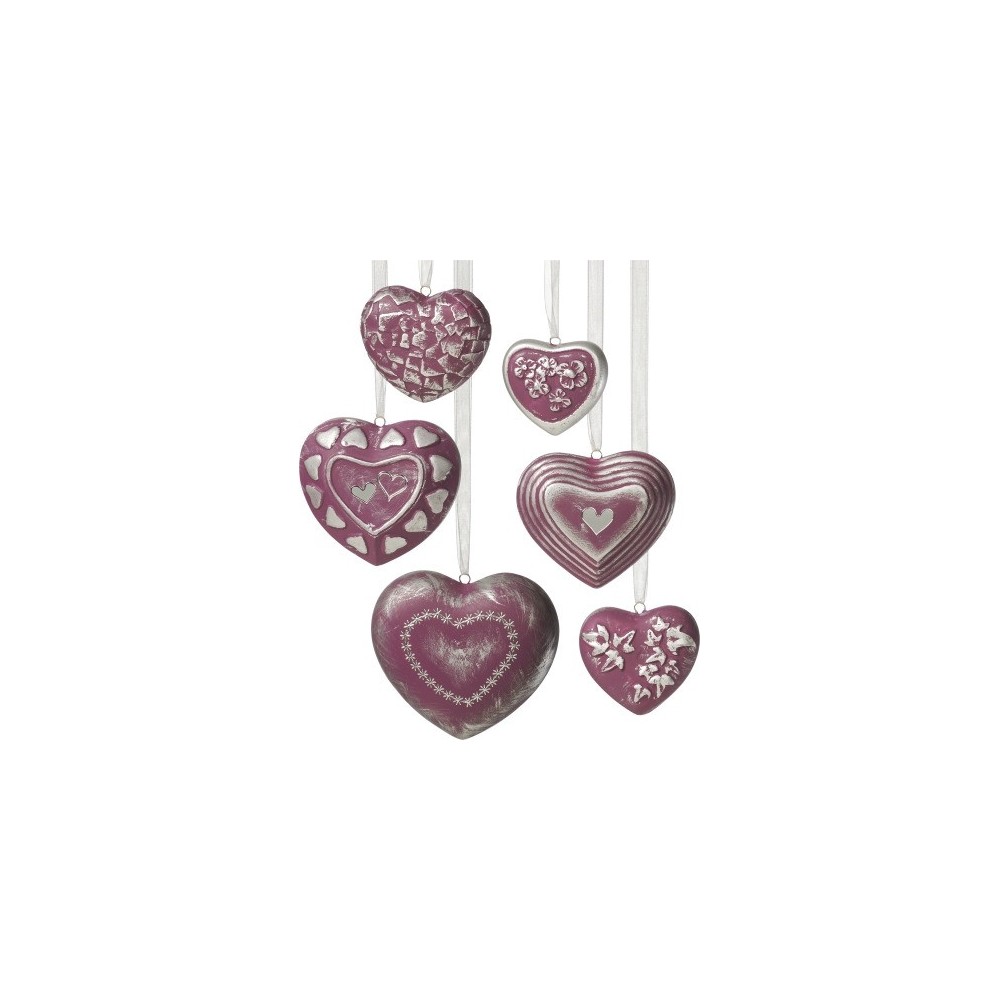 Set of molds for plaster casting - Knorr Prandell - Hearts, 6 pcs.
