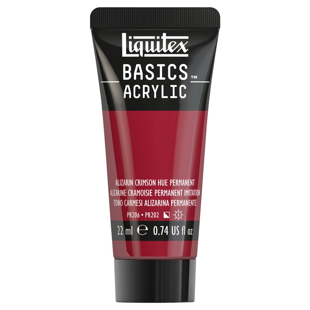 Farba akrylowa Basics Acrylic - Liquitex - 116, Alizarin Crimson Hue Permanent, 22 ml