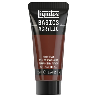 Farba akrylowa Basics Acrylic - Liquitex - 127, Burnt Sienna, 22 ml