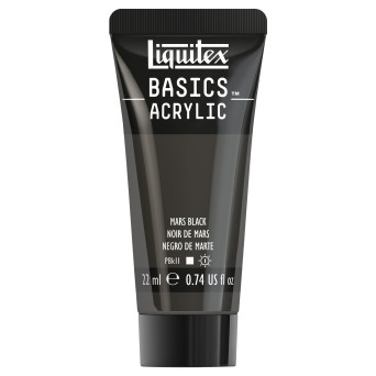 Basics Acrylic paint - Liquitex - 276, Mars Black, 22 ml