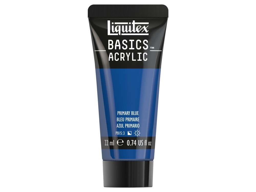 Basics Acrylic paint - Liquitex - 420, Primary Blue, 22 ml