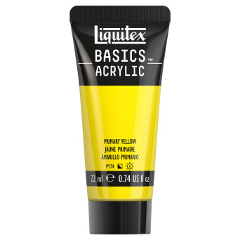 Basics Acrylic paint - Liquitex - 410, Primary Yellow, 22 ml