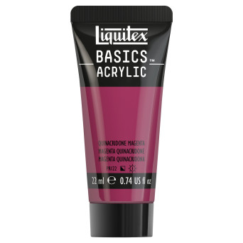 Basics Acrylic paint - Liquitex - 114, Quinacridone Magenta, 22 ml