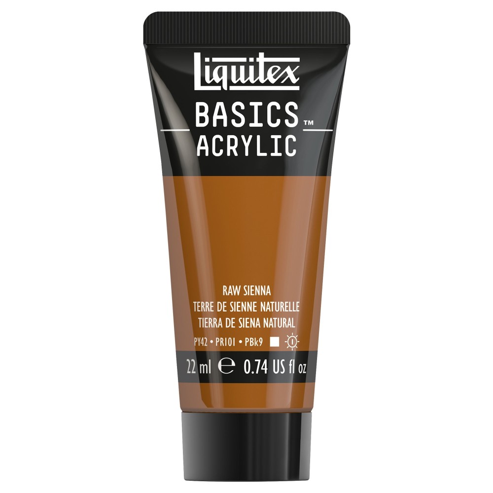 Basics Acrylic paint - Liquitex - 330, Raw Sienna, 22 ml