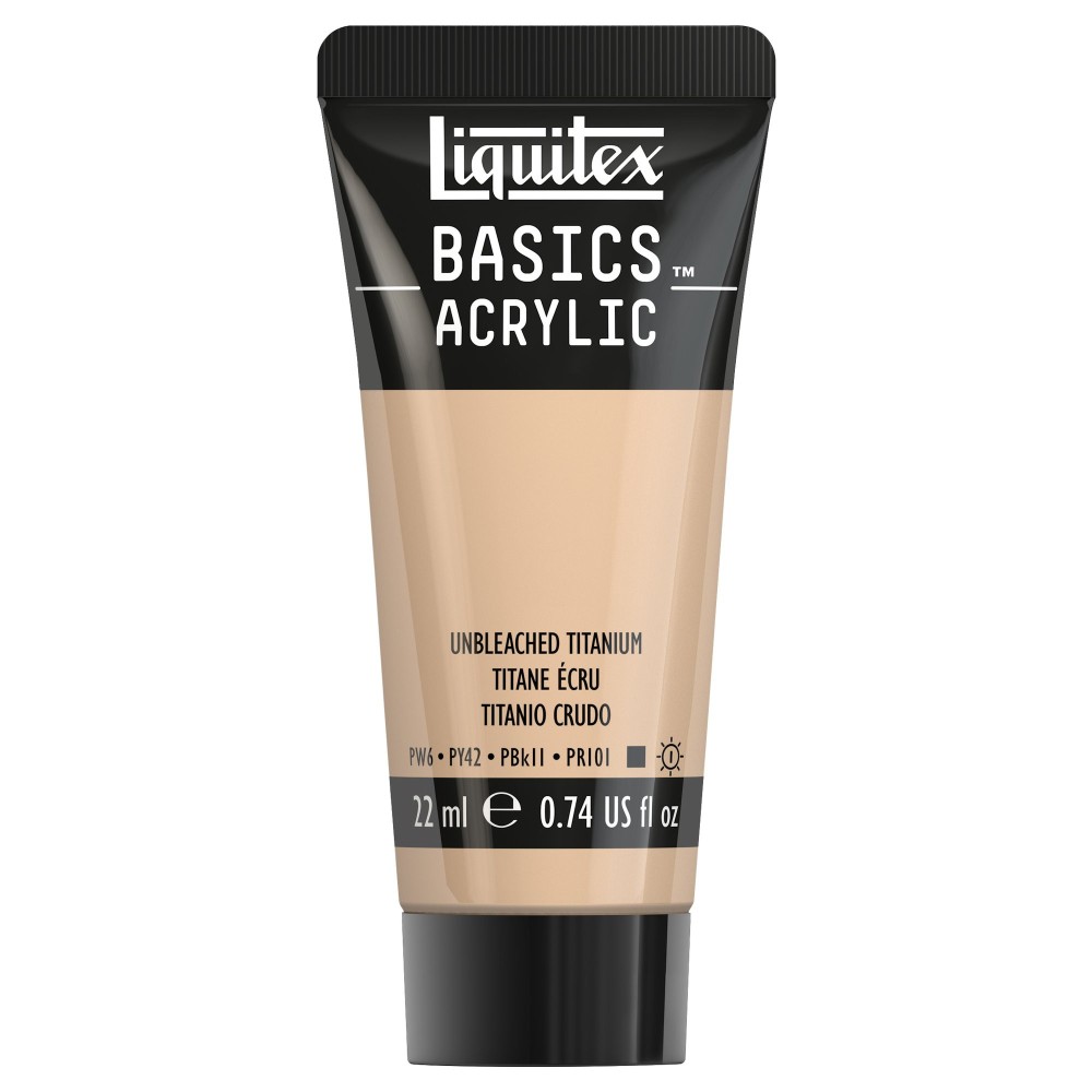Basics Acrylic paint - Liquitex - 434, Unbleached Titanium, 22 ml