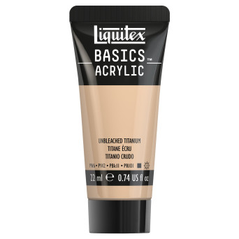 Basics Acrylic paint - Liquitex - 434, Unbleached Titanium, 22 ml