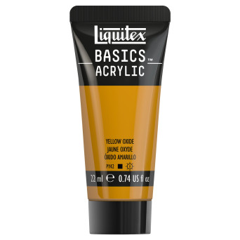 Farba akrylowa Basics Acrylic - Liquitex - 416, Yellow Oxide, 22 ml