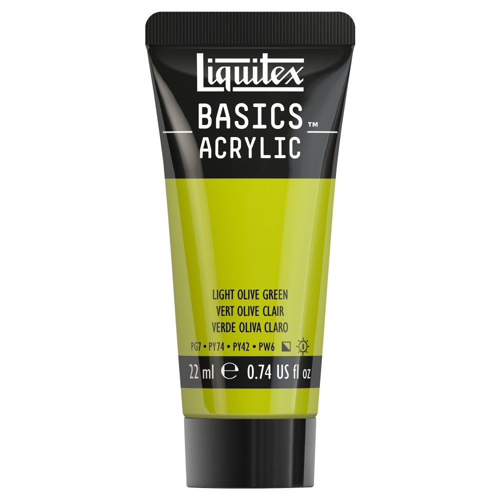 Basics Acrylic paint - Liquitex - 218, Light Olive Green, 22 ml