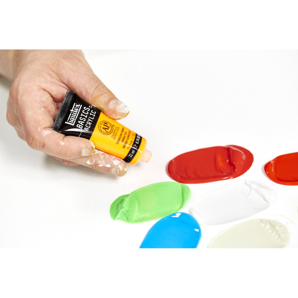Farba akrylowa Basics Acrylic - Liquitex - 046, Turquoise Blue, 22 ml
