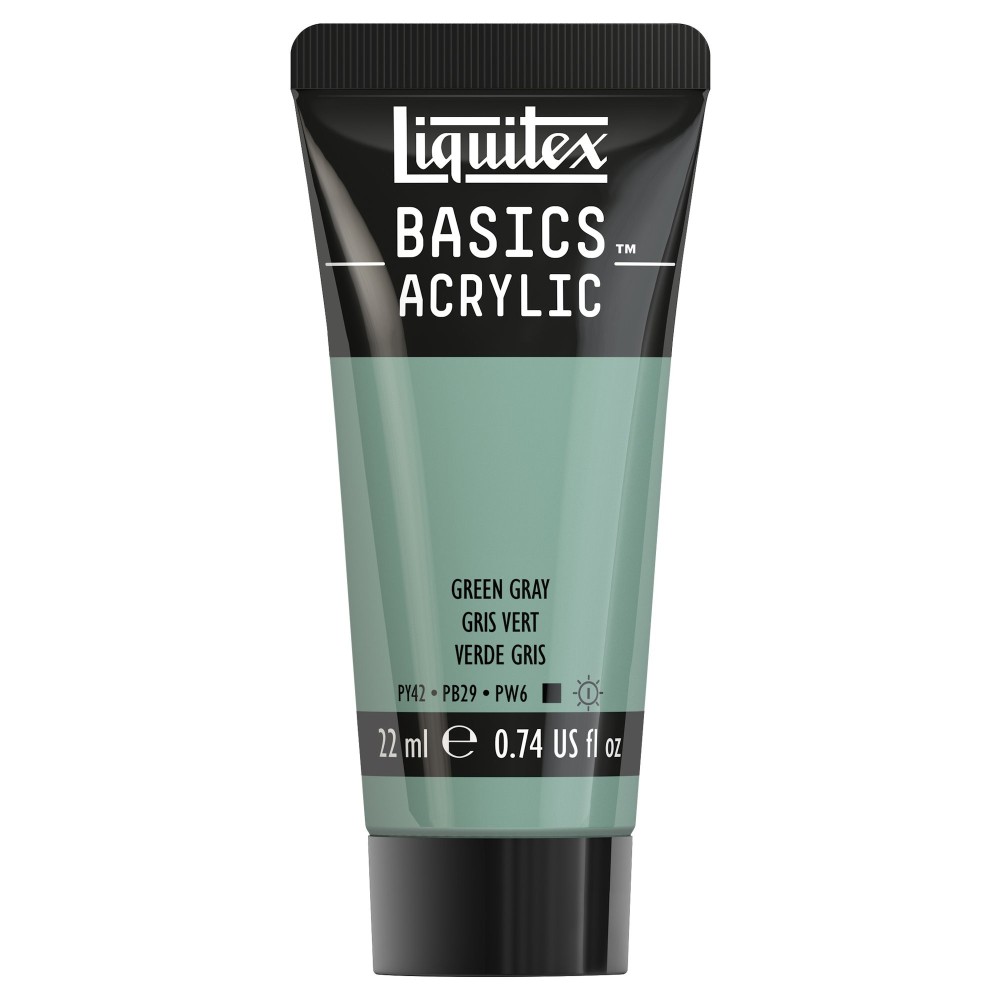 Farba akrylowa Basics Acrylic - Liquitex - 205, Green Gray, 22 ml