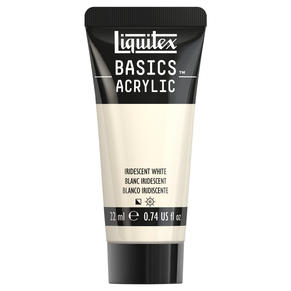 Farba akrylowa Basics Acrylic - Liquitex - 238, Iridescent White, 22 ml