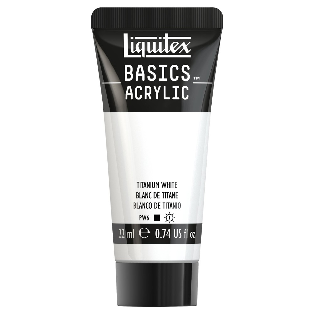 Farba akrylowa Basics Acrylic - Liquitex - 432, Titanium White, 22 ml