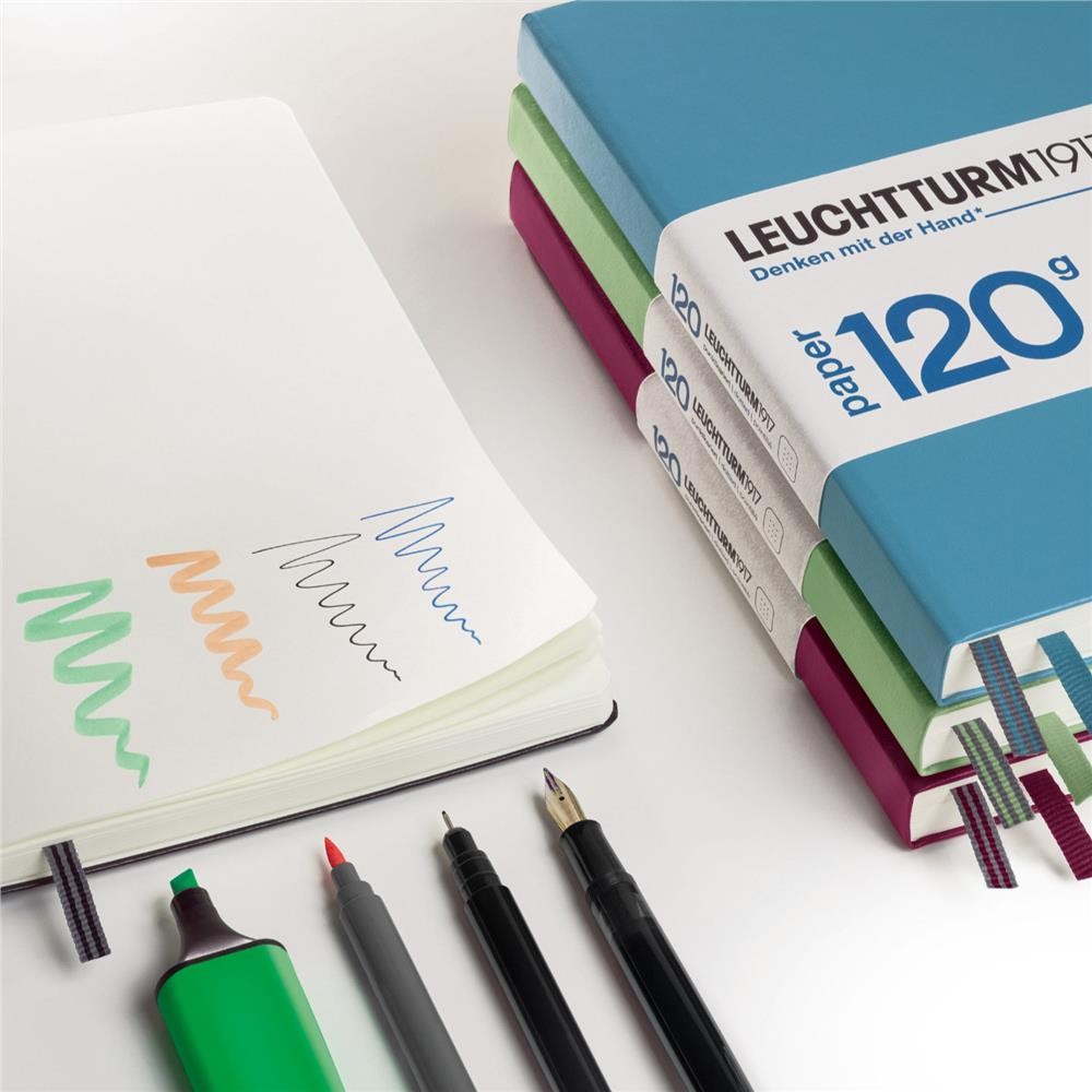 Notebook, A5 - Leuchtturm1917 - dotted, Rising Sun, hard cover, 120 g