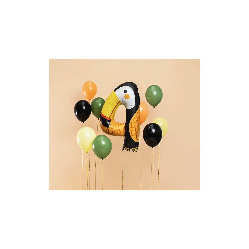 Foil balloon, Number 4 - Toucan, 68 x 91 cm