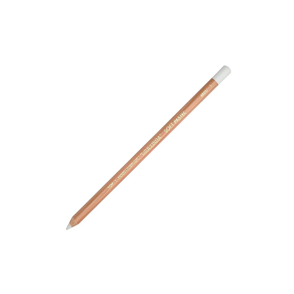 Pastel sucha Gioconda w drewnie - Koh-I-Noor - 01, Titanium White