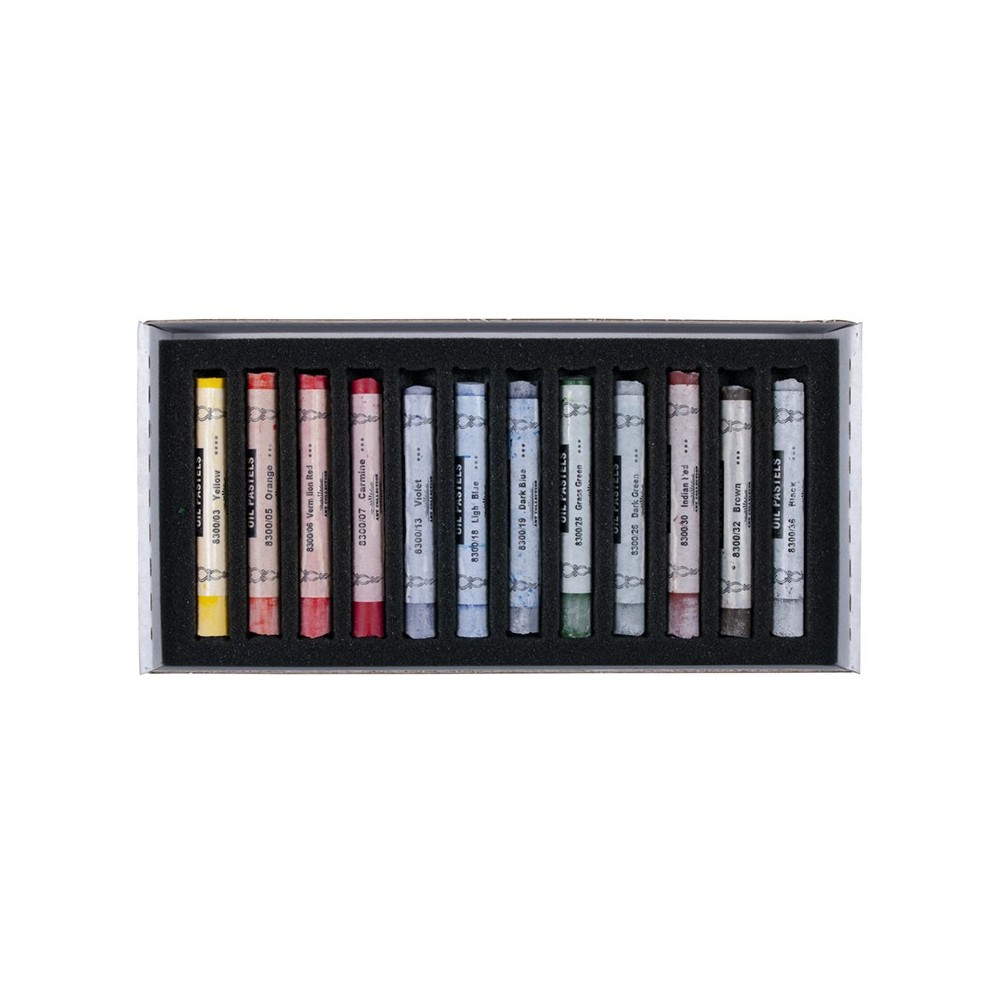 Zestaw pasteli olejnych Gioconda Oil Pastels - Koh-I-Noor - 12 kolorów