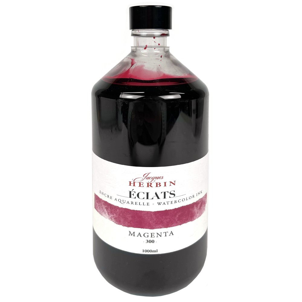 Éclats Watercolor fine art ink - J.Herbin - 300, Magenta, 1l