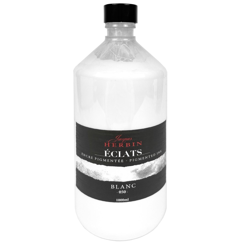 Éclats Watercolor fine art ink - J.Herbin - 050, White, 1l