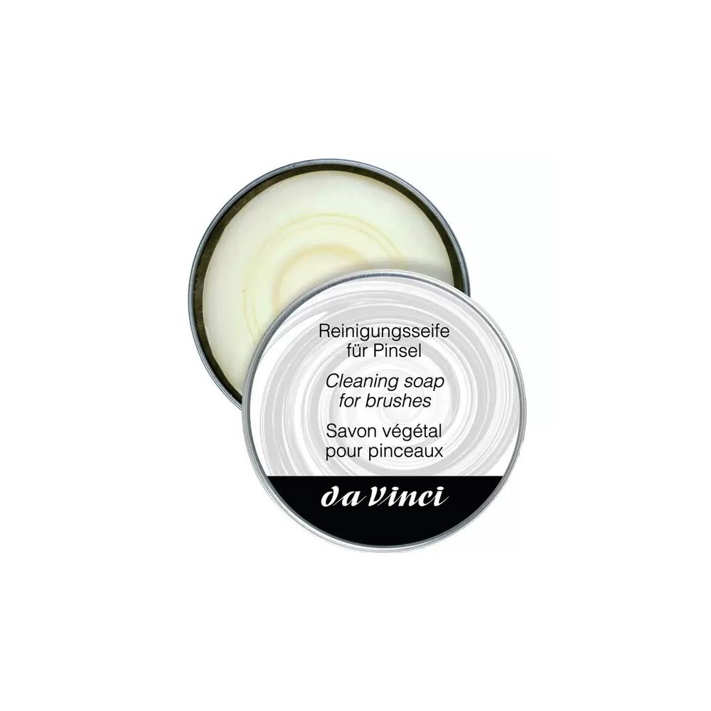 Mydełko do mycia pędzli w metalowej puszce - Da Vinci - 85 g