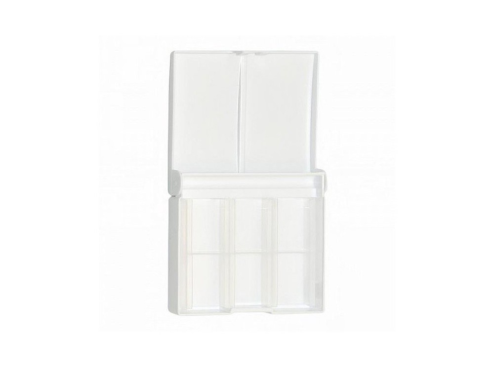 Plastic case, pocket box for watercolor pans - St. Petersburg - 12 pcs.
