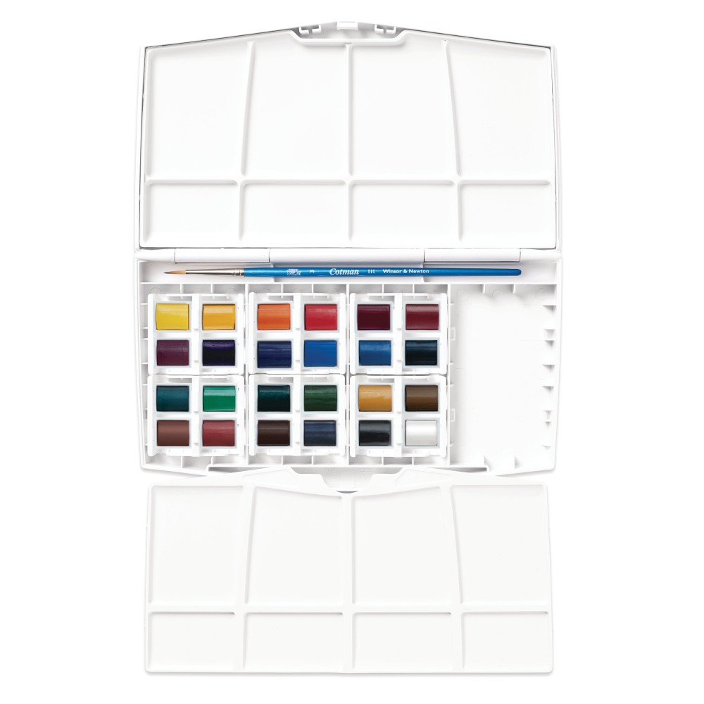 Watercolors Cotman Travel Set - Winsor & Newton - 25 pcs.