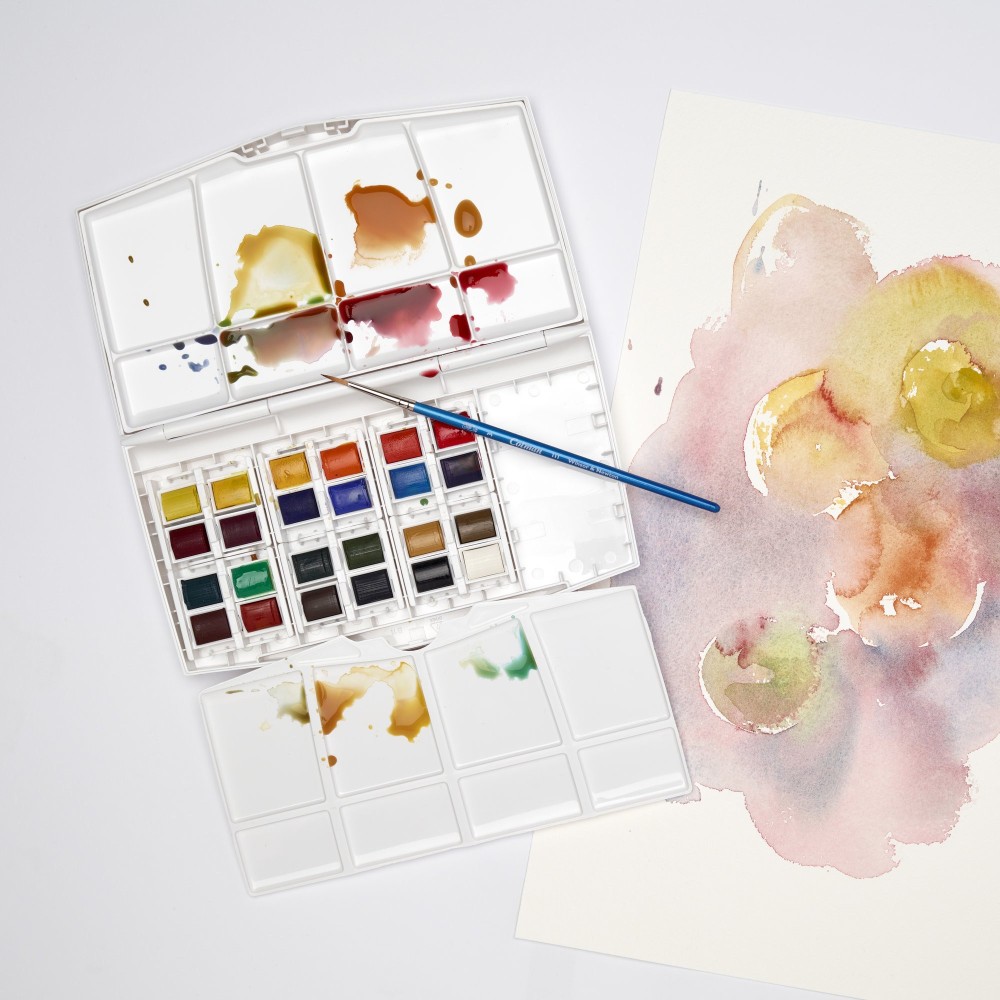 Watercolors Cotman Travel Set - Winsor & Newton - 25 pcs.