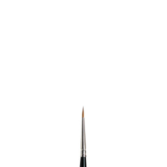 Kolinsky Sable brush, round, series 7 - Winsor & Newton - short handle, no. 0