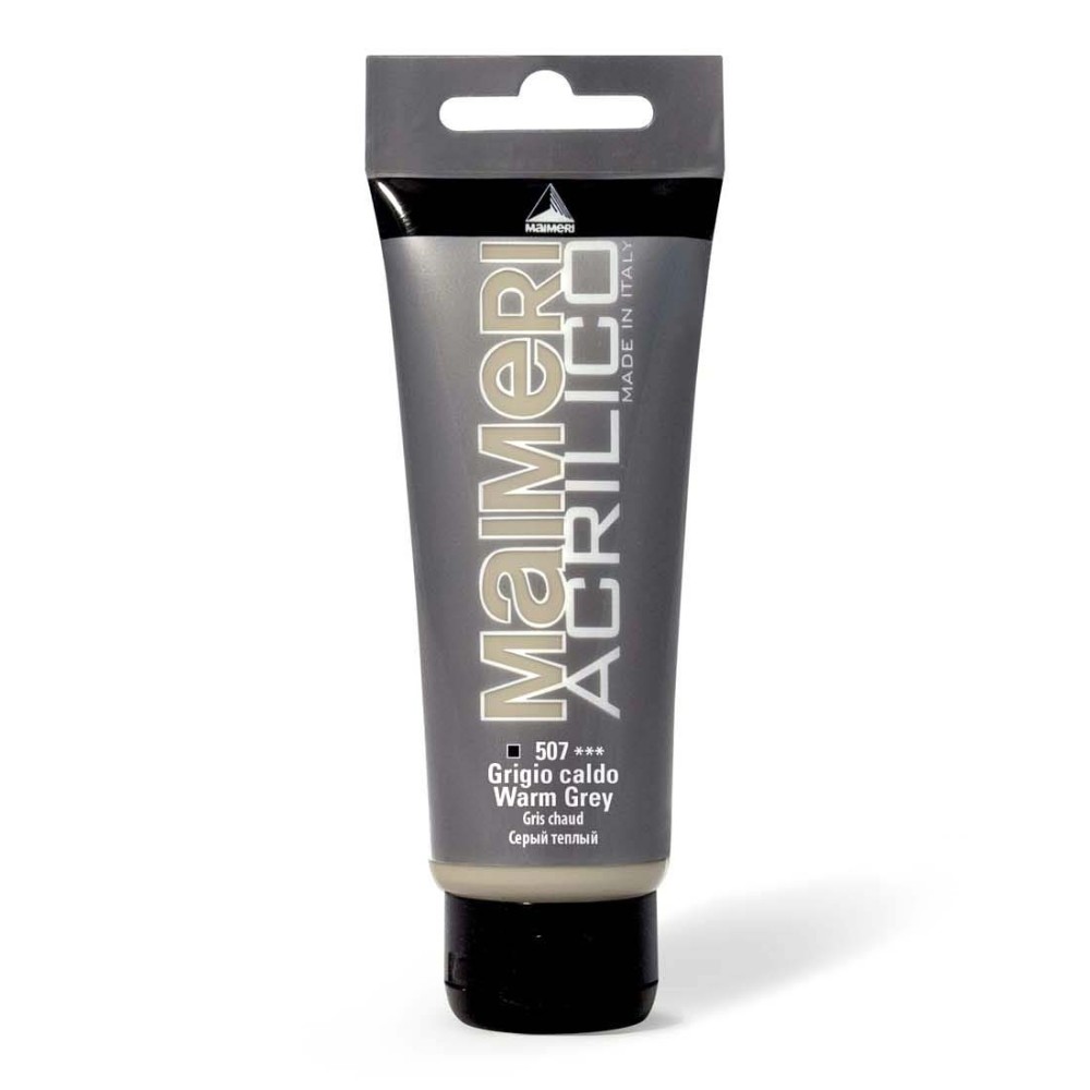 Acrylic paint Acrilico - Maimeri - 507, Warm Grey, 200 ml