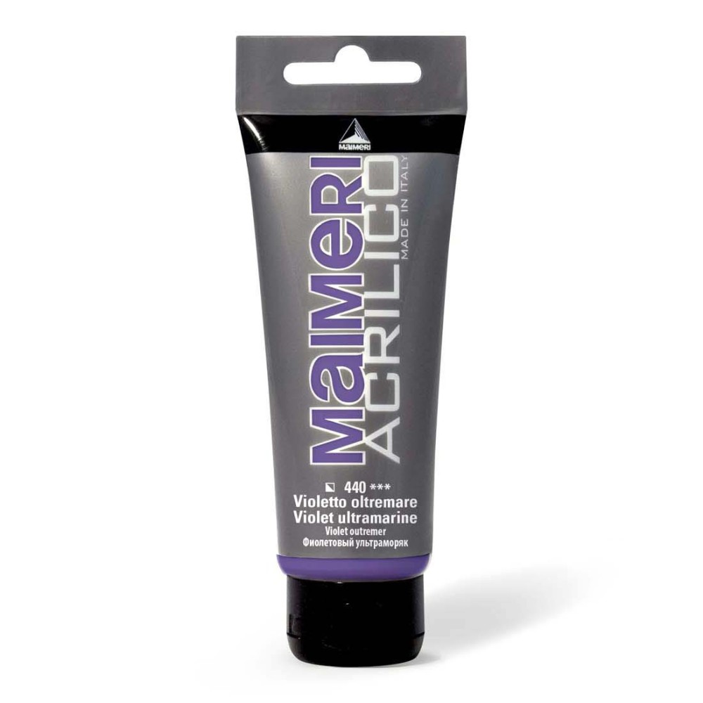 Acrylic paint Acrilico - Maimeri - 440, Violet Ultramarine, 200 ml
