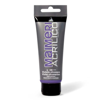 Farba akrylowa Acrilico - Maimeri - 440, Violet Ultramarine, 200 ml