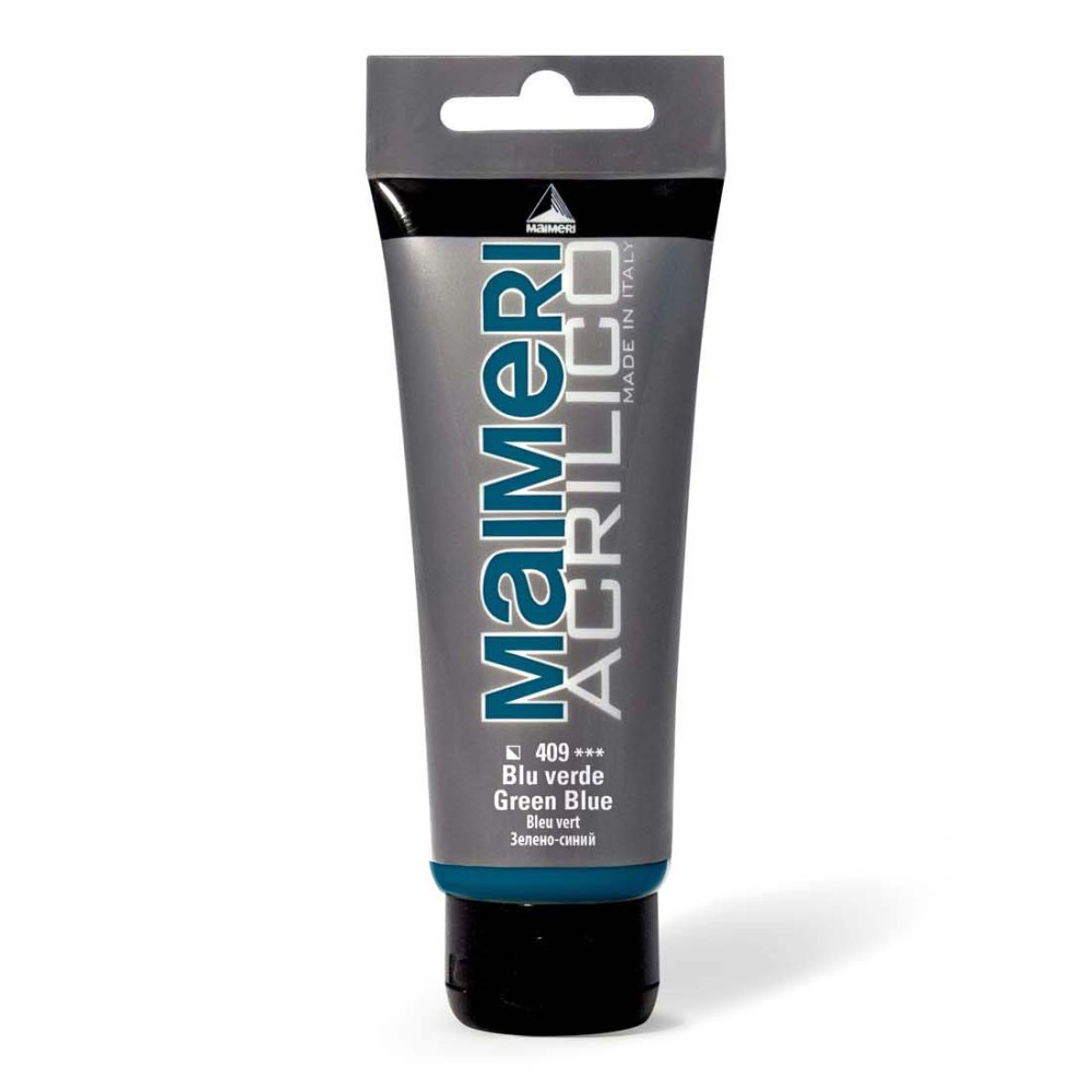 Farba akrylowa Acrilico - Maimeri - 409, Green Blue, 200 ml
