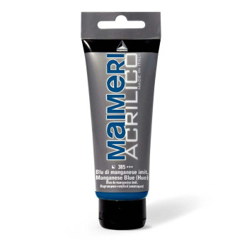 Acrylic paint Acrilico - Maimeri - 385, Manganese Blue (Hue), 200 ml