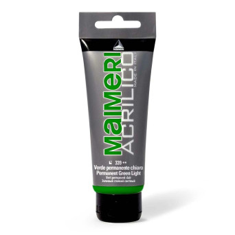 Acrylic paint Acrilico - Maimeri - 339, Permanent Green Light, 200 ml