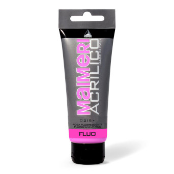 Farba akrylowa Acrilico - Maimeri - 215, Fluorescent Pink, 200 ml