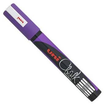 Marker kredowy do tablic PWE-5M - Uni - fioletowy