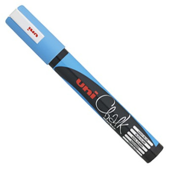 Marker kredowy do tablic PWE-5M - Uni - niebieski