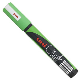 Marker kredowy do tablic PWE-5M - Uni - zielony