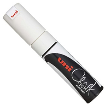 Marker kredowy do tablic PWE-8K - Uni - biały