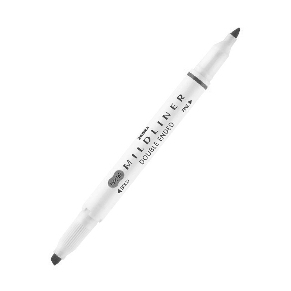 Zakreślacz dwustronny Mildliner - Zebra - Cool & Refined Grey